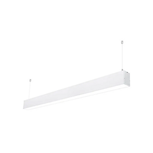 Luminaria Led Lineal Profesional 40W 5070 120cm Driver Osram Cuerpo Blanco