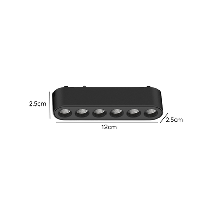 Foco Riel Magnético con Lupa 24° Fijo 6W 48V